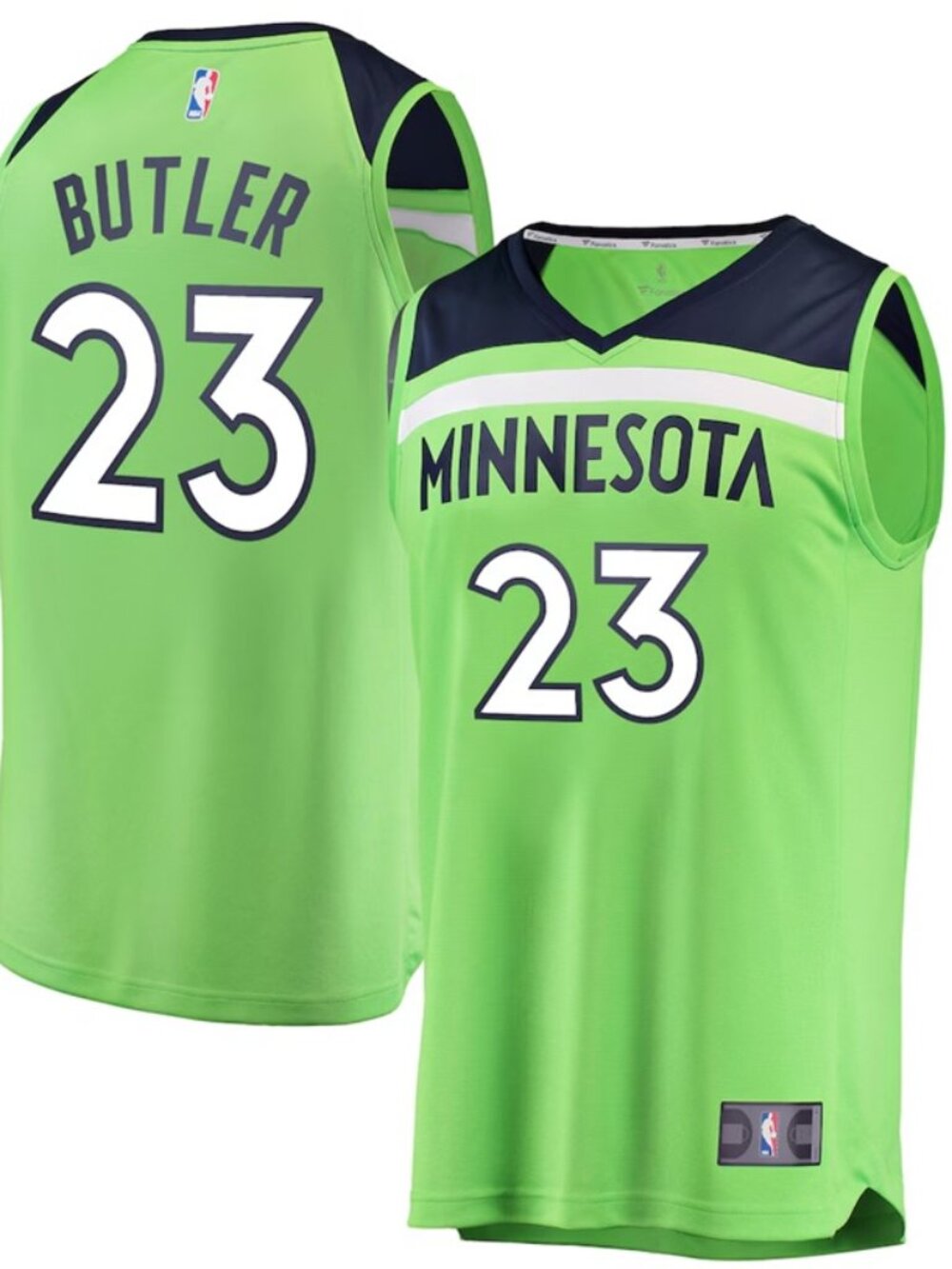 3/$188❤️Jimmy Butler Minnesota Timberwolves Fanatics Fast Break Jersey Neon 2017